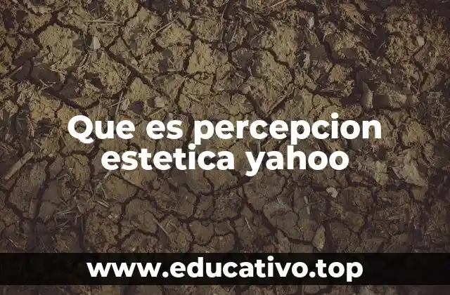 La relación entre arte y percepción estética