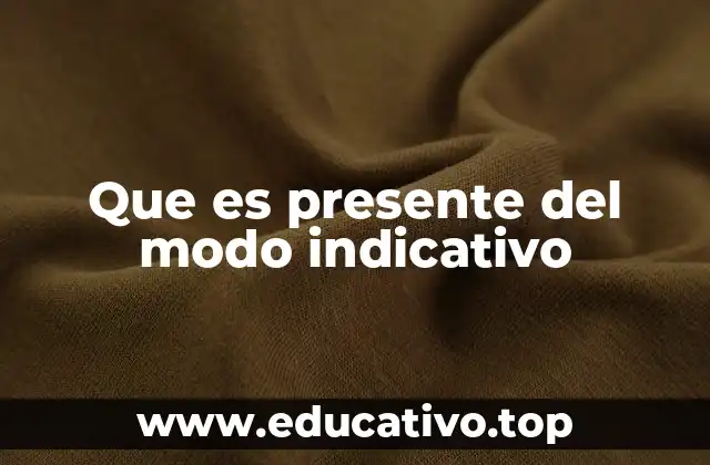 Usos y aplicaciones del presente del indicativo