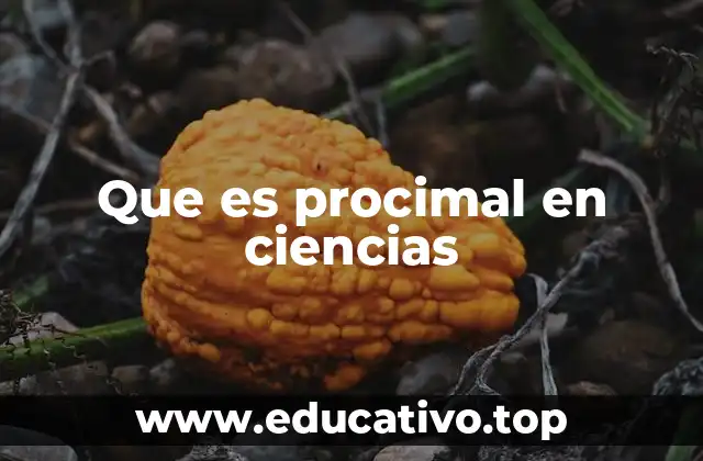 Que es procimal en ciencias