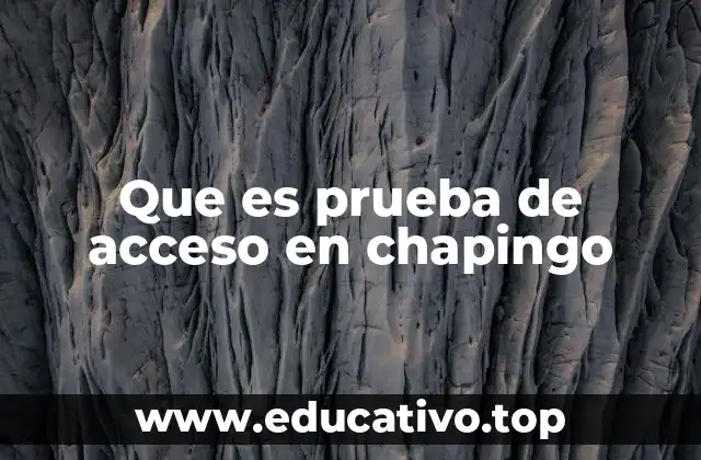 Requisitos para inscribirse en la prueba de acceso