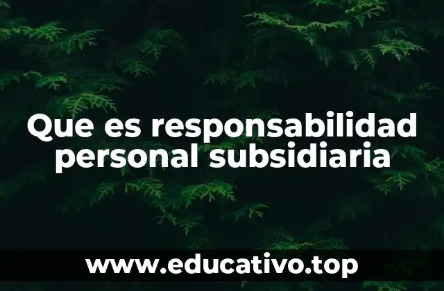 ¿Cómo se diferencia de la responsabilidad solidaria?