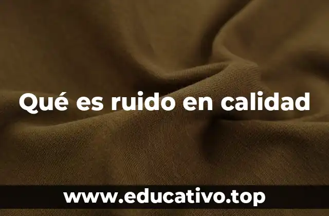 Factores que generan ruido en los procesos