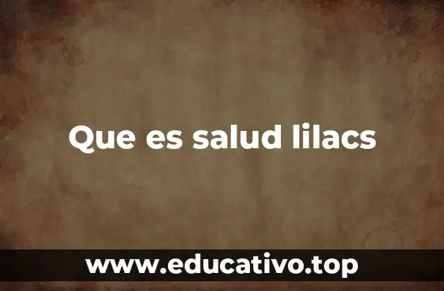 Que es salud lilacs