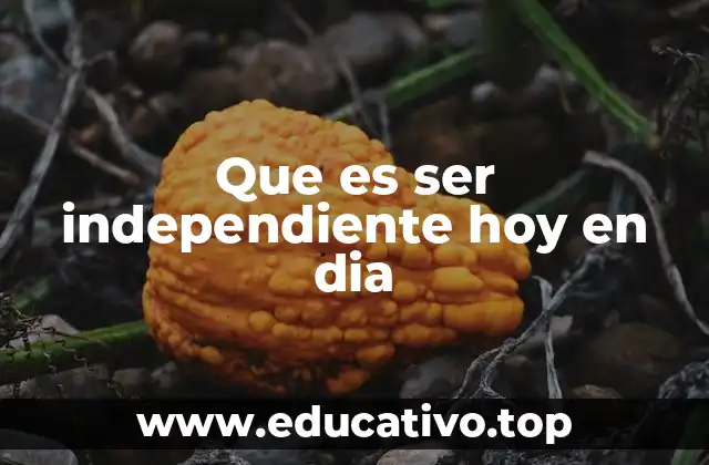 La evolución del concepto de independencia a lo largo del tiempo