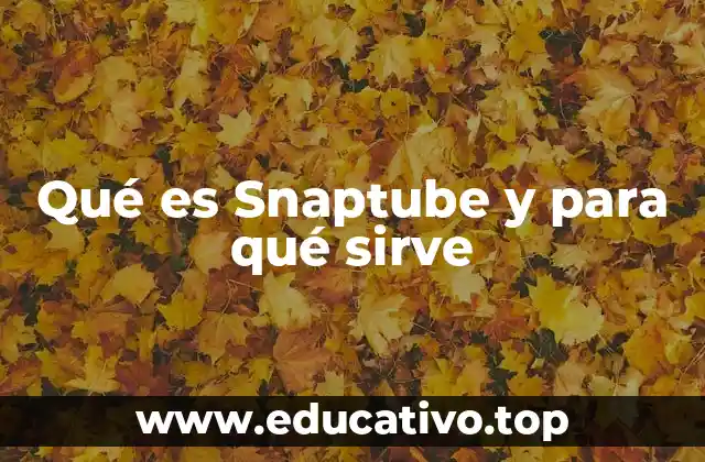 Qué es Snaptube y para qué sirve