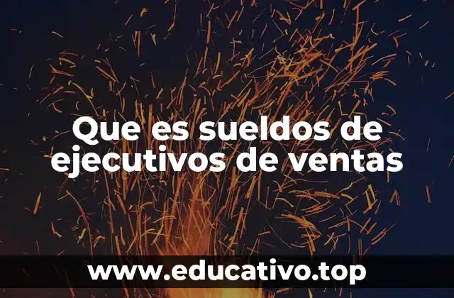 Factores que influyen en la remuneración de un ejecutivo de ventas