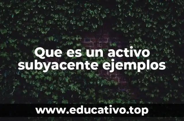 La importancia del activo subyacente en los mercados financieros