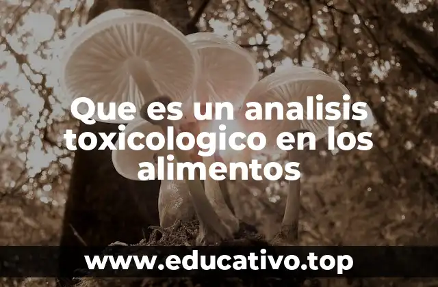 El rol de la toxicología en la seguridad alimentaria