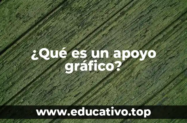 ¿Qué es un apoyo gráfico?