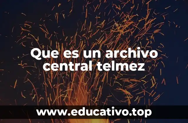 Que es un archivo central telmez