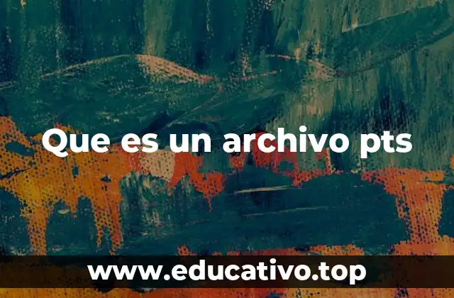Que es un archivo pts
