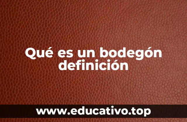 El bodegón como una expresión artística