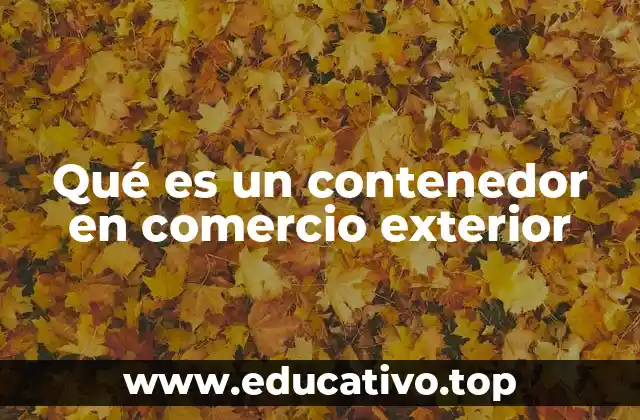 El impacto del contenedor en la logística internacional