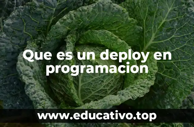 El ciclo de vida de un despliegue