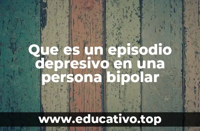 Las diferencias entre depresión bipolar y depresión mayor