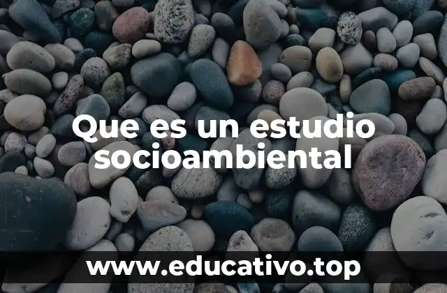 El rol de los estudios socioambientales en la toma de decisiones