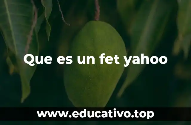 Que es un fet yahoo