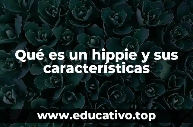 Qué es un hippie y sus características