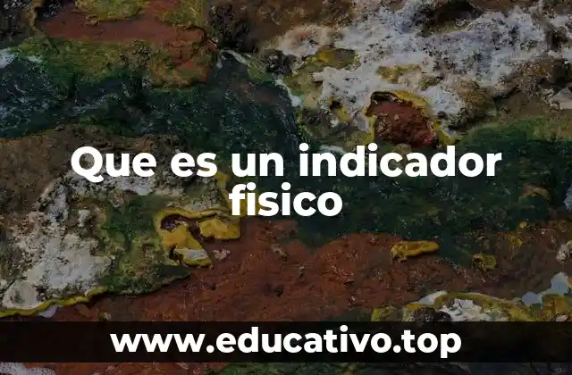 Que es un indicador fisico