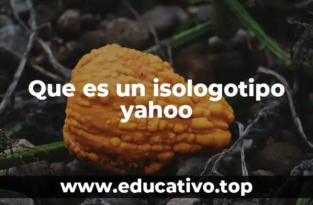 Que es un isologotipo yahoo