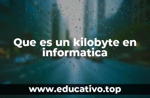 Cómo se relaciona el kilobyte con otras unidades de almacenamiento