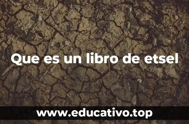 Cómo se diferencia un libro de Etsel de otros tipos de publicación