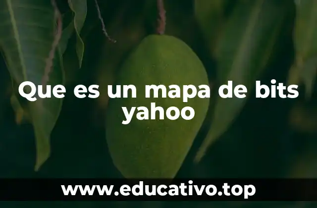 Que es un mapa de bits yahoo