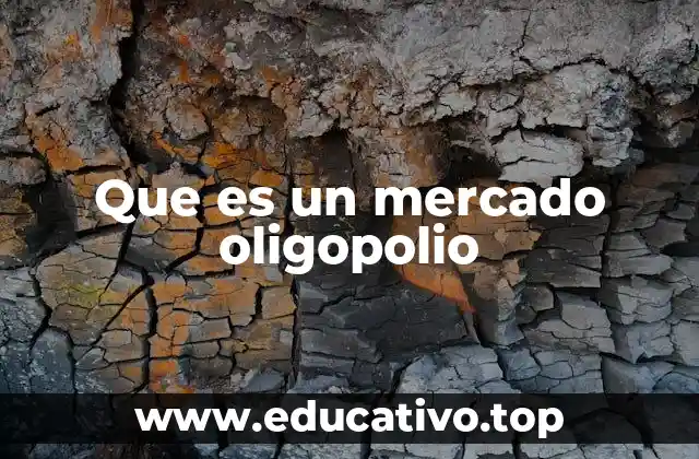 Que es un mercado oligopolio