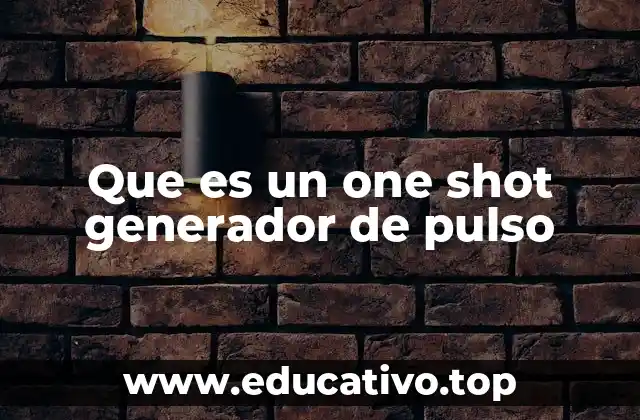 Que es un one shot generador de pulso