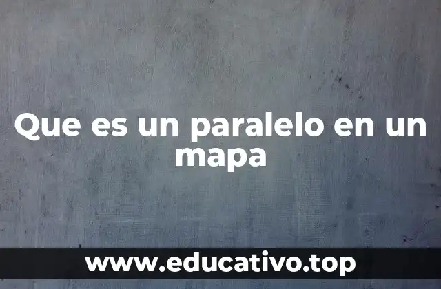 Cómo se relacionan los paralelos con la latitud