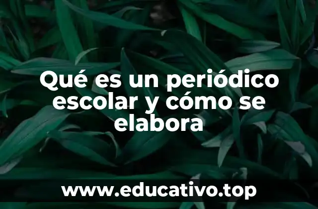 La importancia del periódico escolar en la formación de los estudiantes