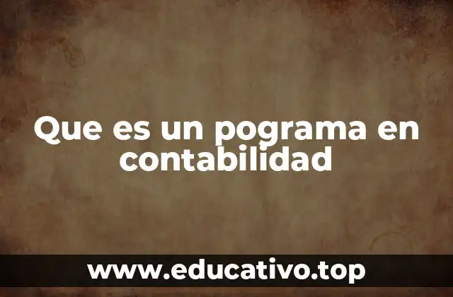 La importancia de los programas contables en la gestión empresarial