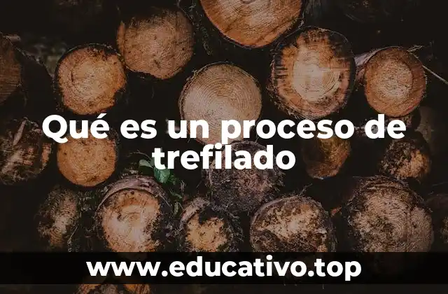 Qué es un proceso de trefilado