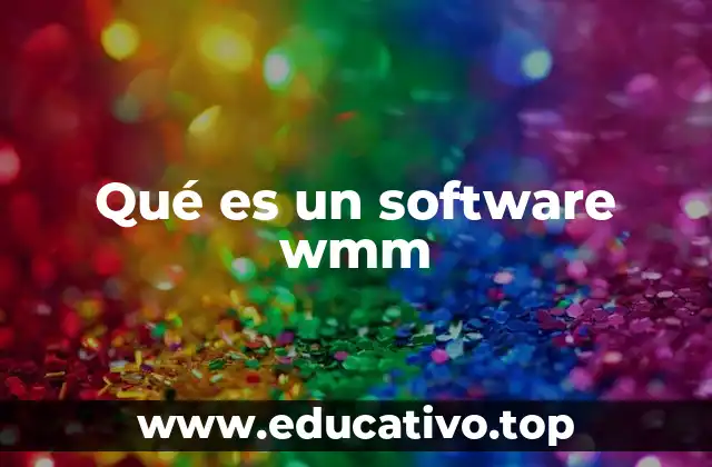 Qué es un software wmm