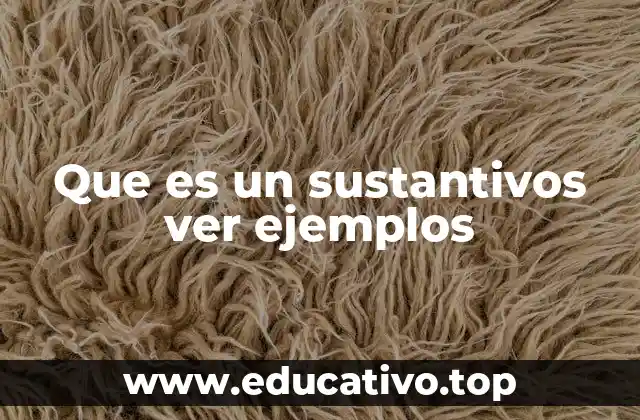 La importancia de los sustantivos en la comunicación