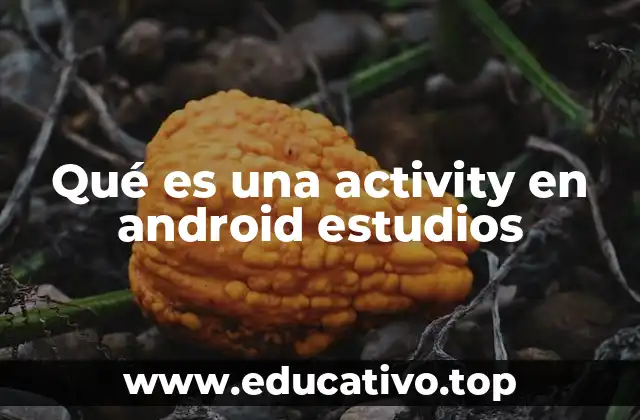 Qué es una activity en android estudios