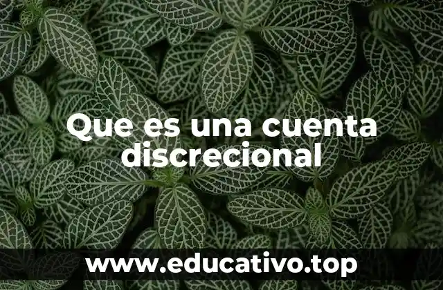 El funcionamiento de una gestión discrecional