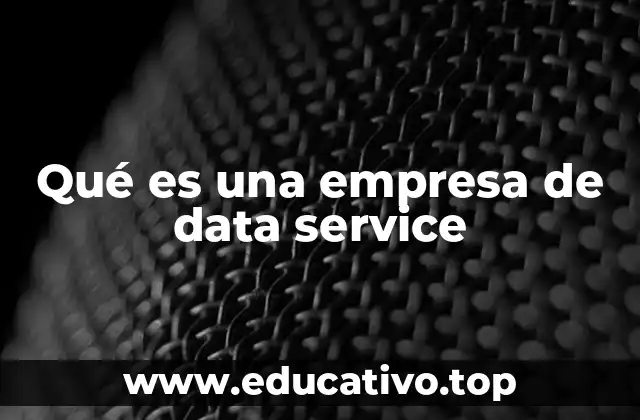 El rol de las empresas de data service en la toma de decisiones empresariales
