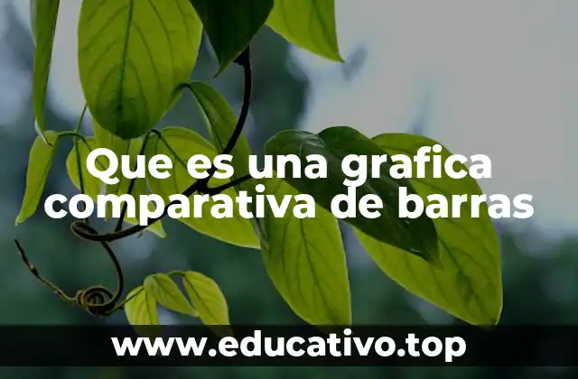 Que es una grafica comparativa de barras