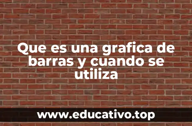Que es una grafica de barras y cuando se utiliza