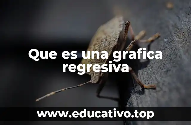 Que es una grafica regresiva