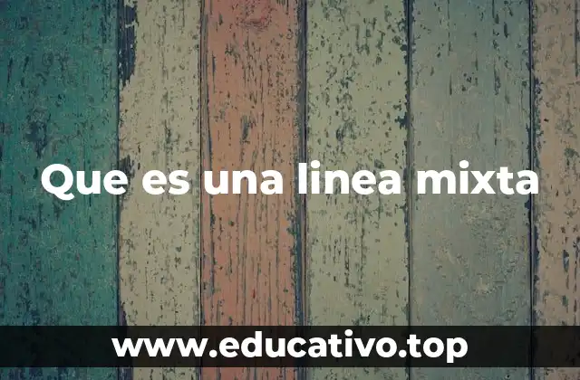 Que es una linea mixta