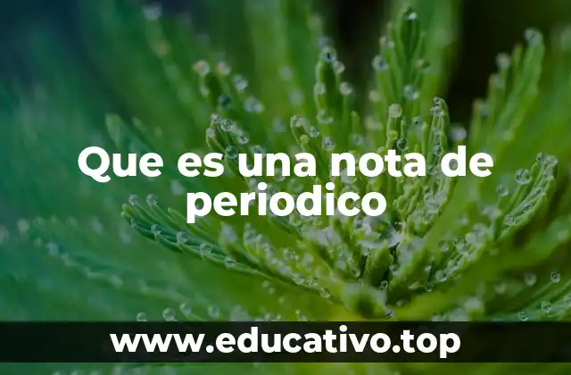 El papel de las notas informativas en el periodismo moderno