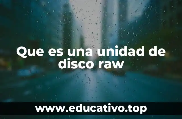 Causas comunes detrás de una unidad de disco RAW