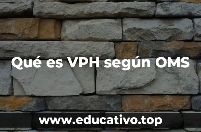 El rol del VPH en la salud pública