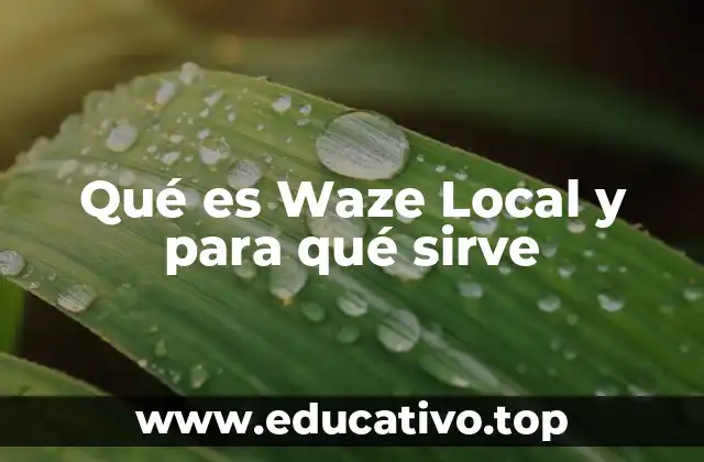 Qué es Waze Local y para qué sirve