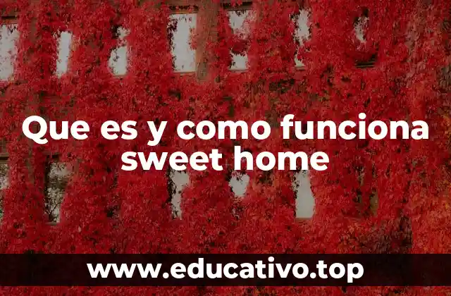 Que es y como funciona sweet home