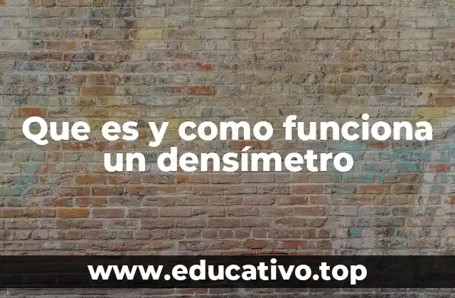 El principio físico detrás del uso del densímetro