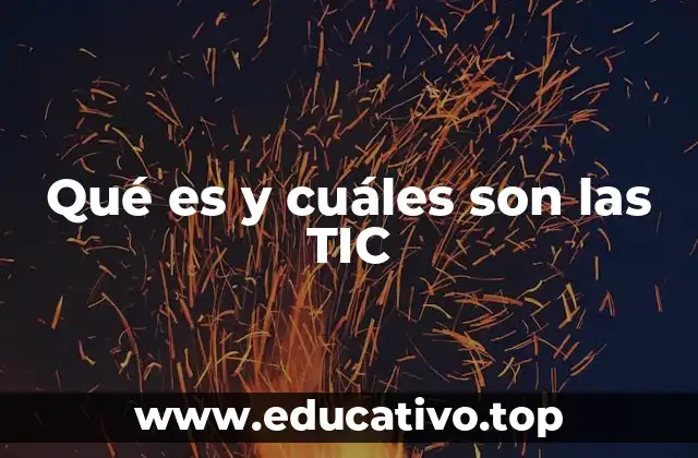 Qué es y cuáles son las TIC
