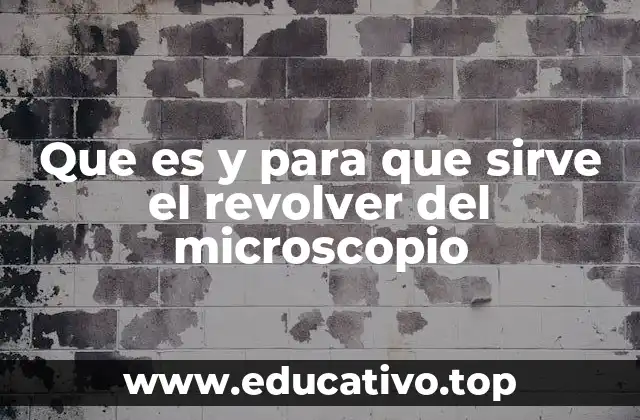 El rol del revolver en la observación microscópica
